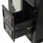 Meuble de salle de bain noir de 30" avec évier et rangement