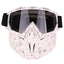 Men Women Ski Snowboard Snowmobile Goggles Snow Winter Windproof Skiing Glasses Motocross Sunglasses with Face Mask - Korvel