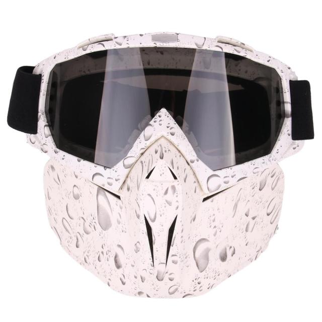 Men Women Ski Snowboard Snowmobile Goggles Snow Winter Windproof Skiing Glasses Motocross Sunglasses with Face Mask - Korvel
