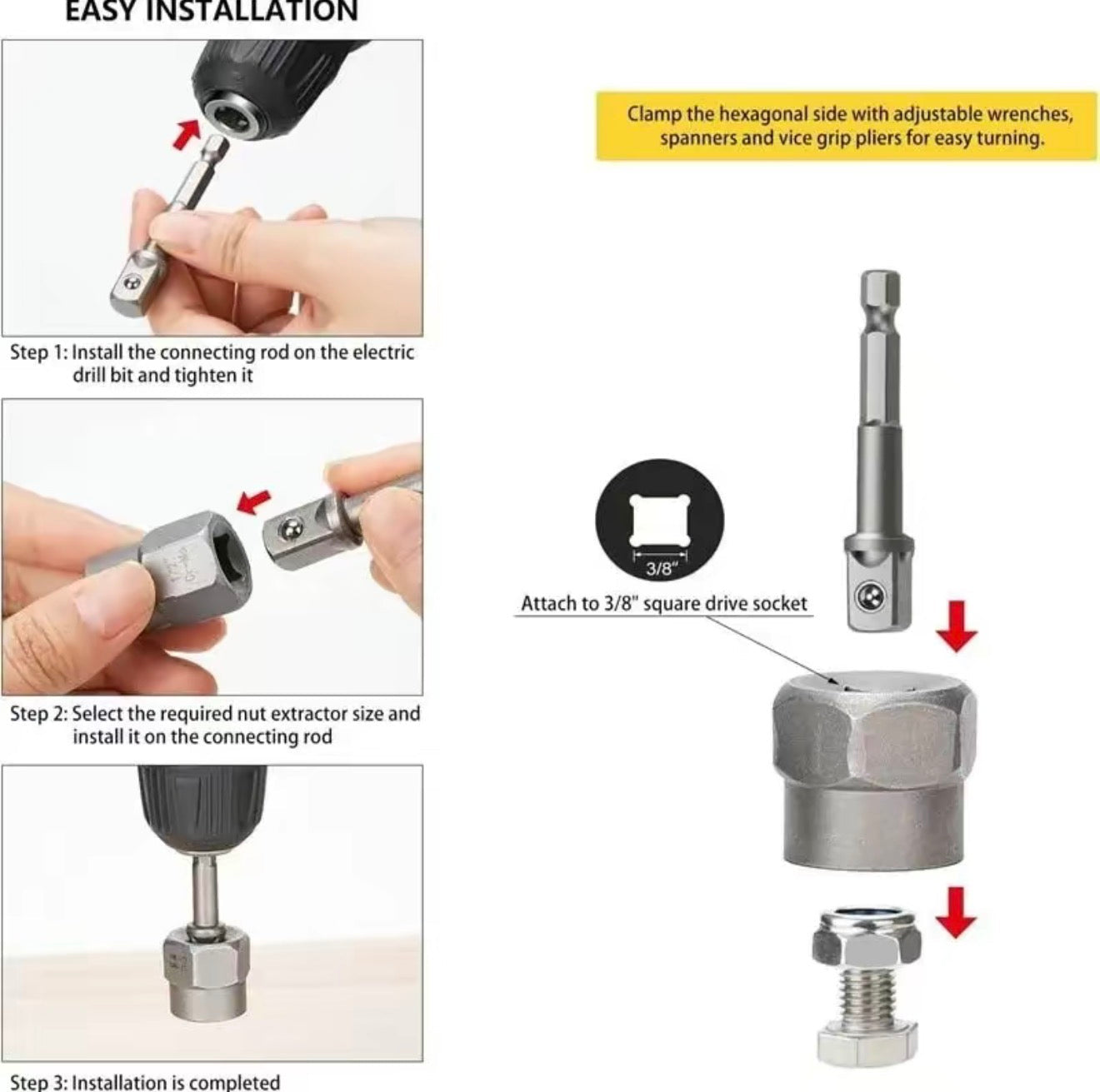 Juego de Extractores BoltBite - Kit de Herramientas de 14 Piezas de Alta Resistencia