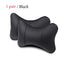 Luxury Linen Car Headrest Pillow - Unisex Neck Rest Cushion
