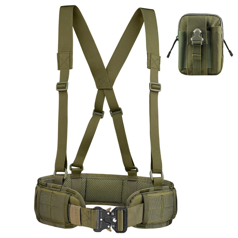 Multi Functional Quick Disassembly Tactical Belt Waist Cover Outdoor Training Cobra Belt Nylon Waist Belt Suit - Korvel