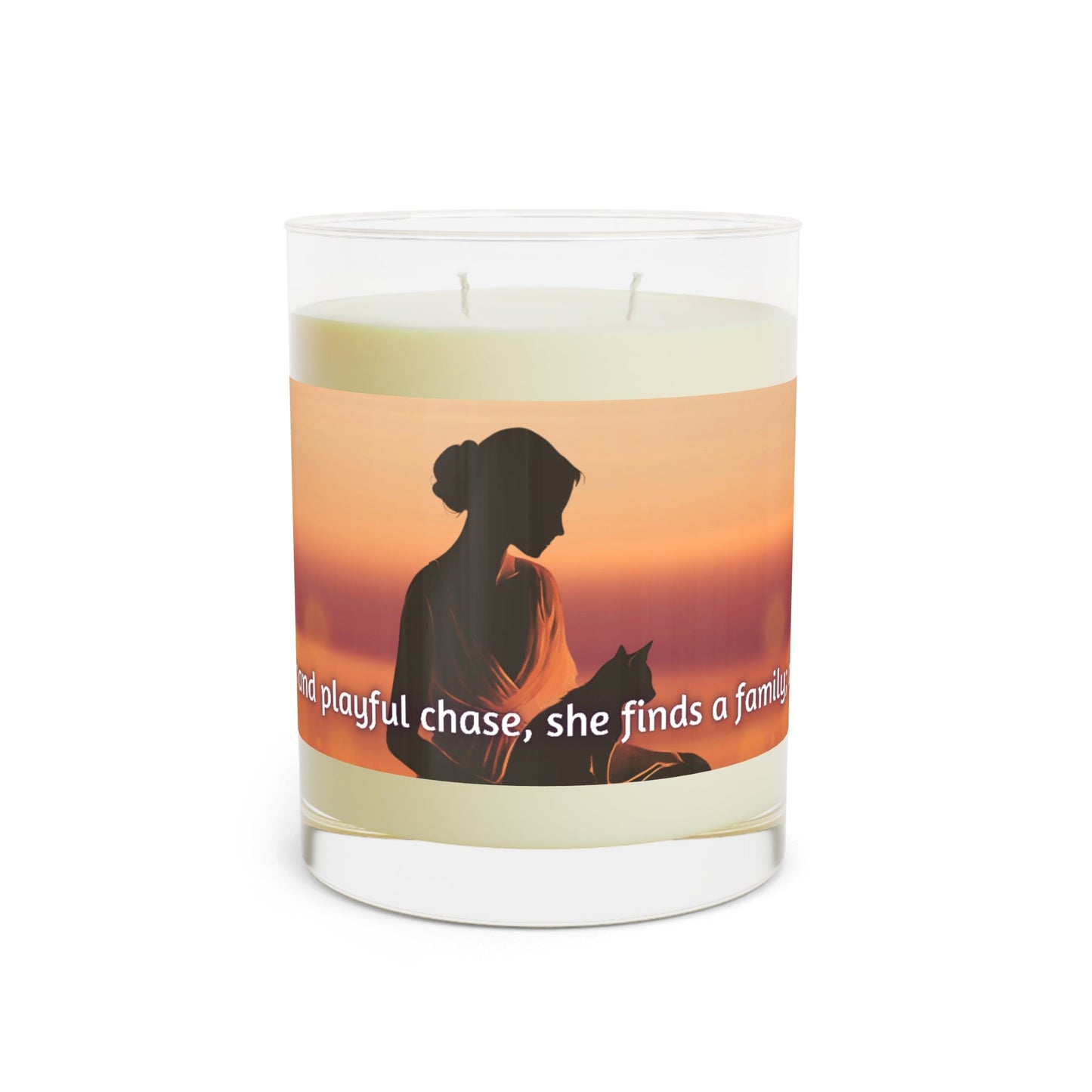 Bougie Parfumée Cat Lady Family - 11oz Verre Complet