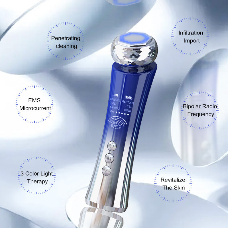 Portable Microcurrent Facial Device Lifting Tighten Wrinkle Removal Skin Care Whitening Handheld Facial Massager - Korvel