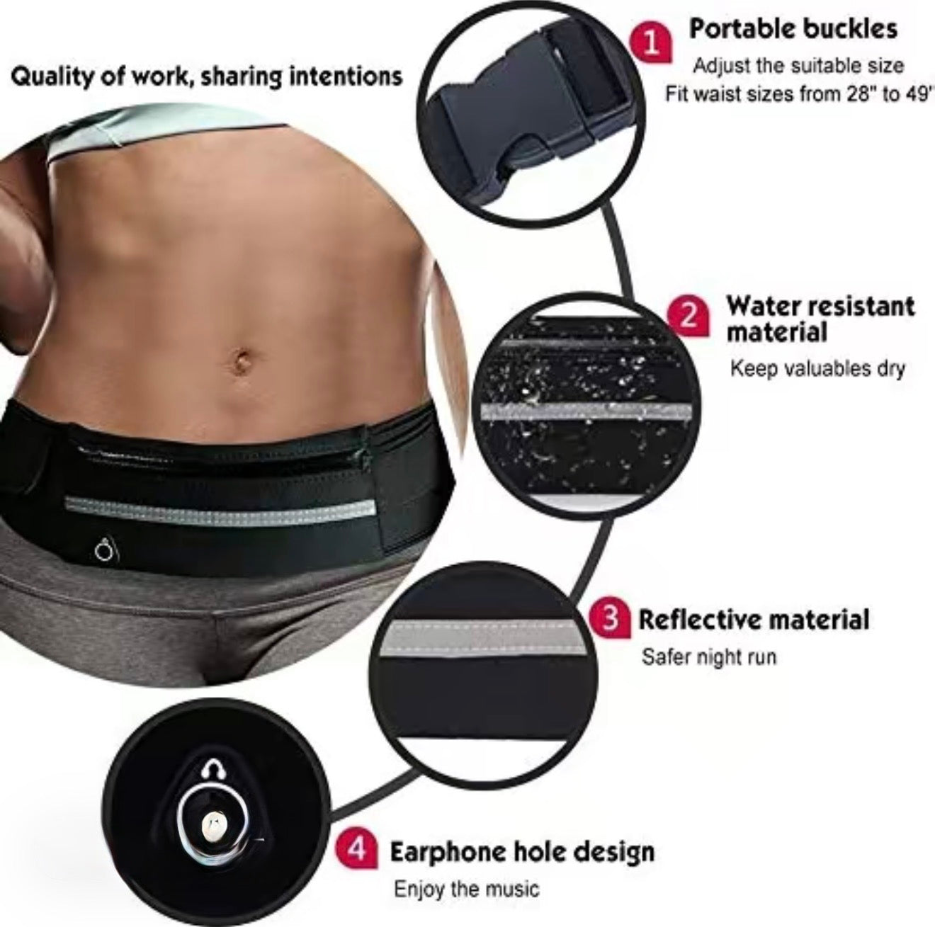 FitStride Running Belt - Korvel