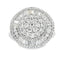 Bague en diamant véritable de 2,00 ct en or blanc 14KT
