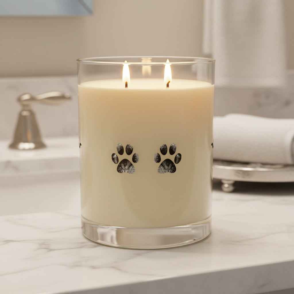 Vela Ambiental Aprobada por Patas – Vela de Soja para Gatos Sassy