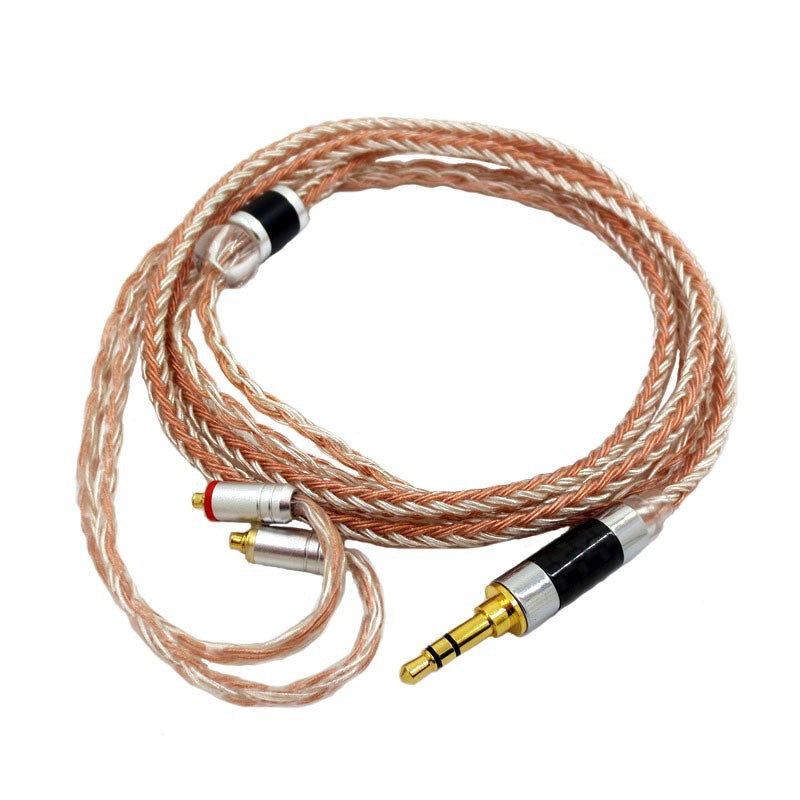 16 core silver plated headphone cable ls50 ls70 ls200 e50 A2DC suitable for upgrading iron triangle headphones - Korvel