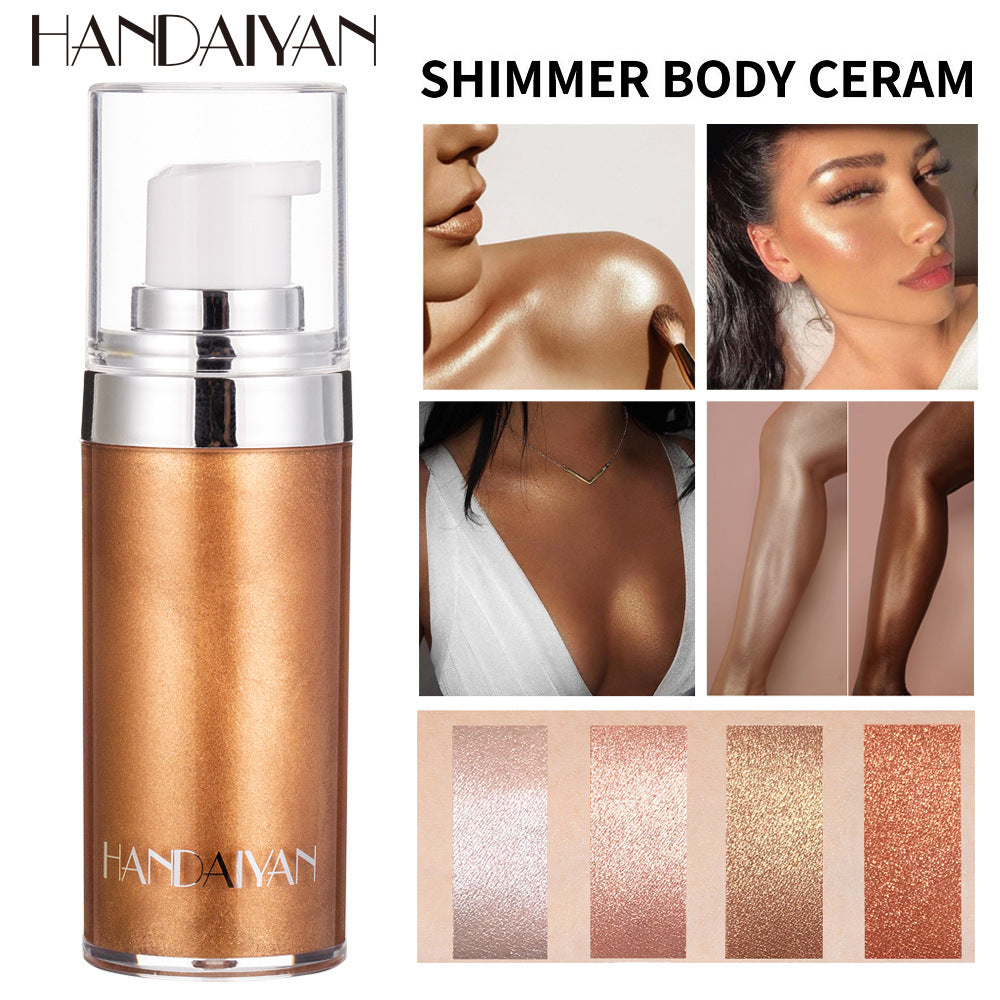 HANDAIYAN Body Highlighter Body Brightening Liquid Highlighter Brightening Liquid Lotion - Korvel