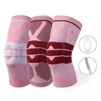 Silicone Spring Knee Protector Professional Jump Rope Knee Meniscus Protective Cover Knee Joint Sheath Running Patella - Korvel
