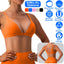 Women Deep V-Neck Sports Bra with U-Shaped Back