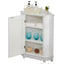 Armario de Baño Esquinero Blanco con Estante Ajustable