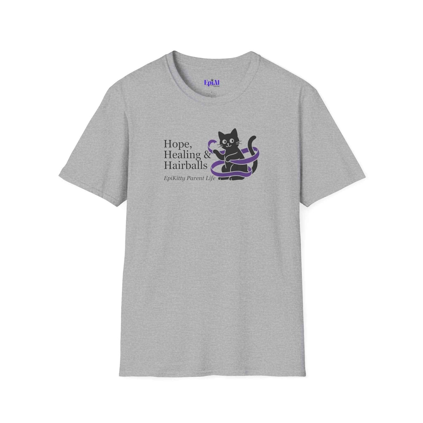 Hope & Hairballs Cat T-Shirt – Epikitty Parent Awareness Tee