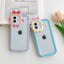 Multi Color Small Monster Lens For Apple iPhone 14maxe Phone Case Angel Eye 12pro Transparent TPU13/XR Soft Cover - Korvel