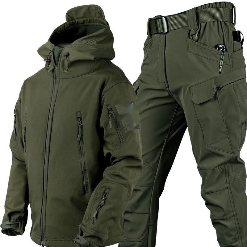 Outdoor Shark Skin Thermal Suit - Special Forces Camouflage
