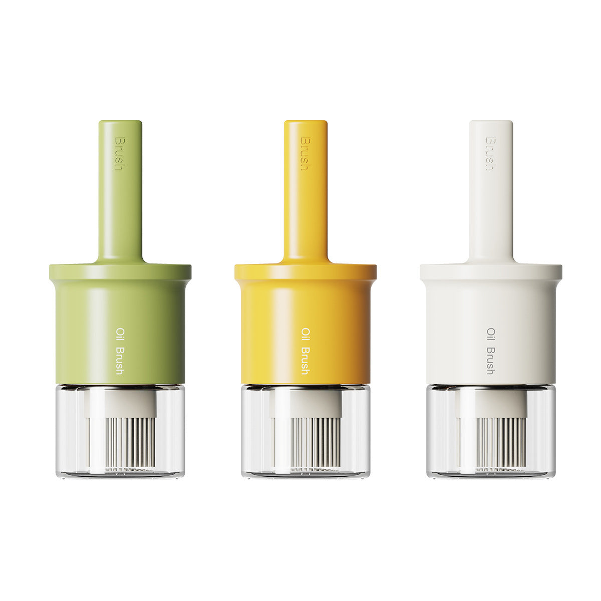 Barbecue brush silicone oil brush with bottle high temperature resistant oil brush bottle integrated kitchen brush oil baking - Korvel