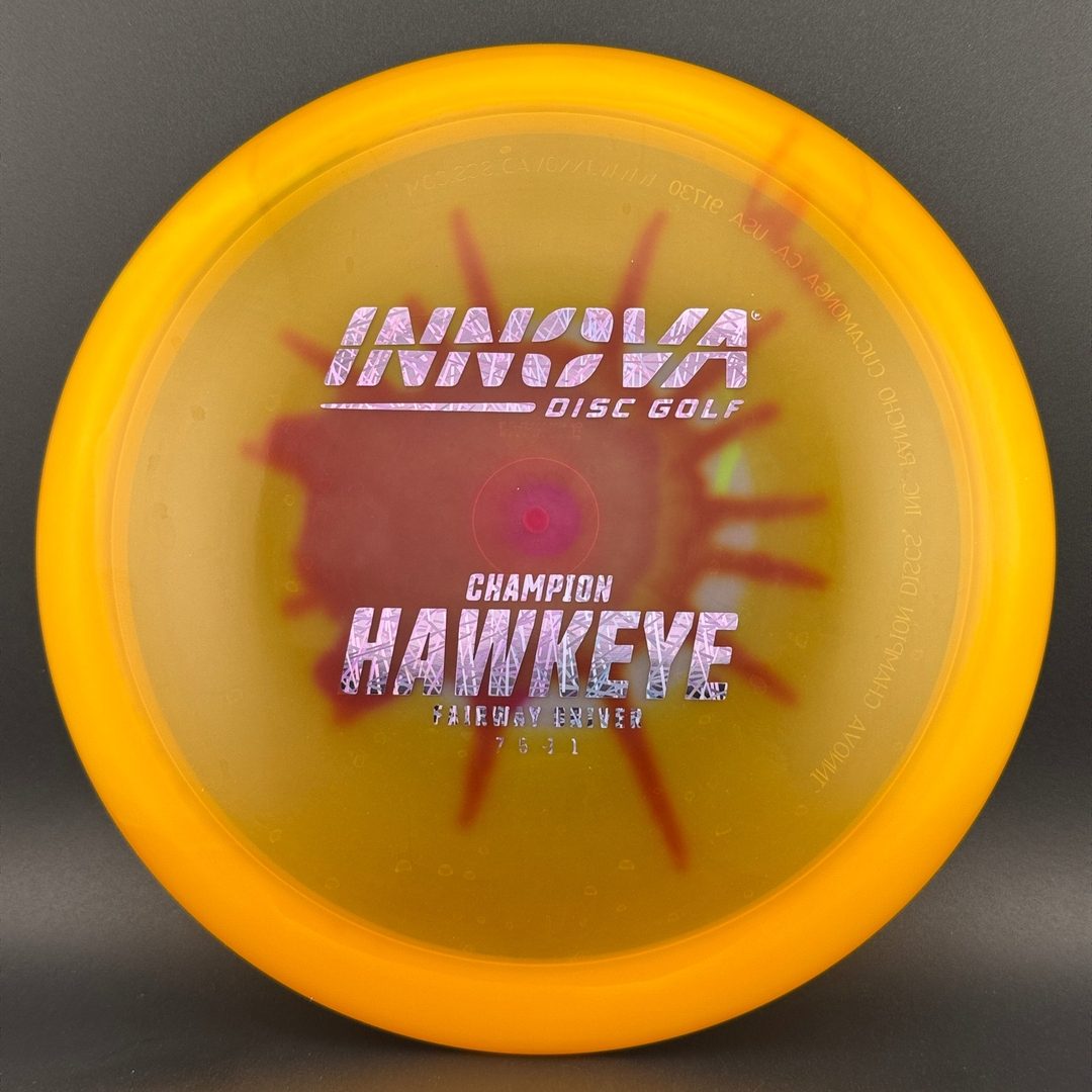 I-Dye Champion Hawkeye Disc Golf Driver