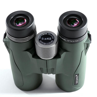 USCAMEL Binoculars 8x42 Military HD High Power Telescope Professional Hunting Outdoor,Army Green - Korvel
