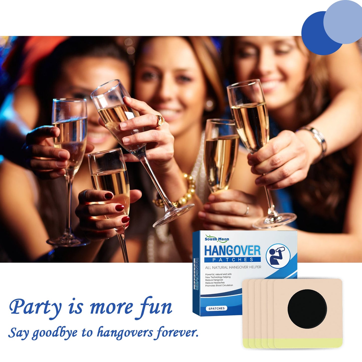 Hangover Relief Patches for Post-Drinking Comfort