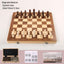 Magnetic Chess Folding Solid Wood Double Queen Set Chessboard Adult Board Game Children's Puzzle Toy - Korvel