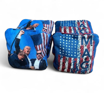 Premium Trump MAGA Resin-Filled Cornhole Bags - Set of 8 - Korvel