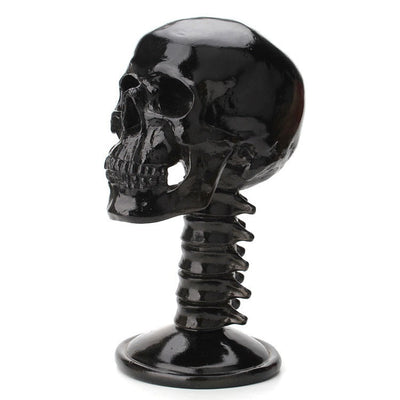 Black Backbone Eye Stand - Elegant Desktop Sculpture