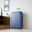 Hardshell Luggage Sets 3 Pcs Spinner Suitcase with TSA Lock Lightweight 20''24''28'' Blue + ABS - Korvel