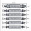 GripOut Screw Extractor Set - 6-Piece Tool Kit