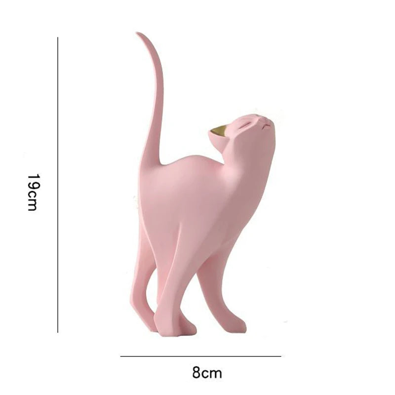 Enchanting Cat Ornament Creative Office Desktop Bedroom Living Room Decoration Room Decoration - Korvel