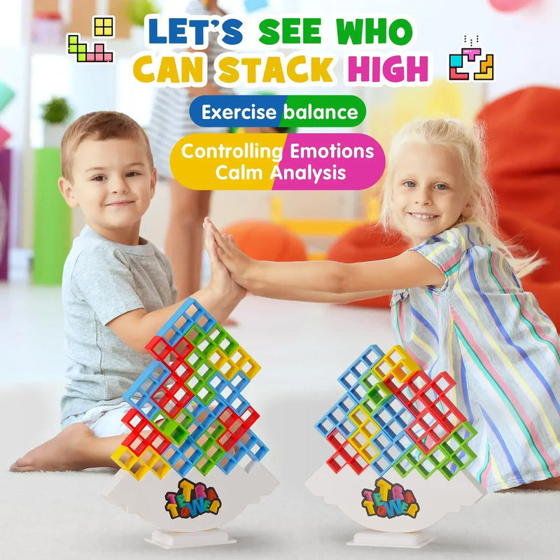 Tetra Tower Fun Balance Stacking Game for All Ages