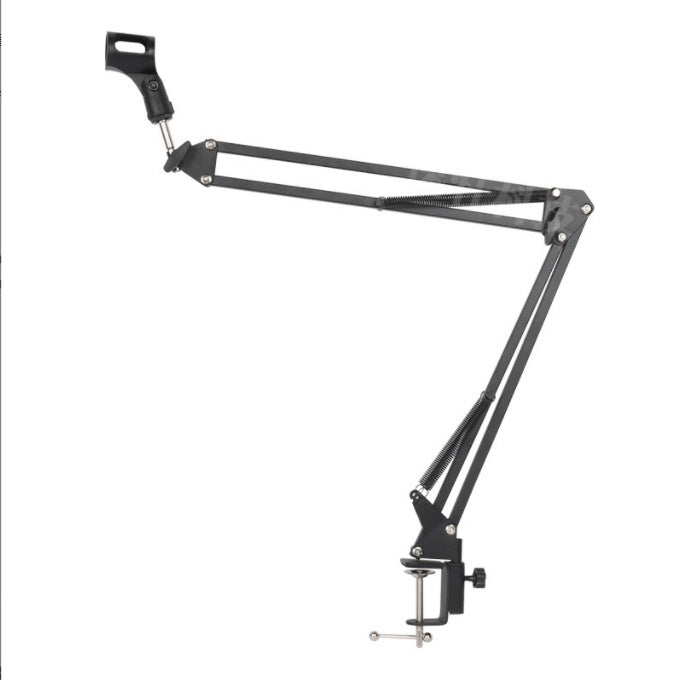 Desktop Microphone Stand Live Handheld Mic Holder Adjustable NB35 Boom Arm Microphone Bracket - Korvel