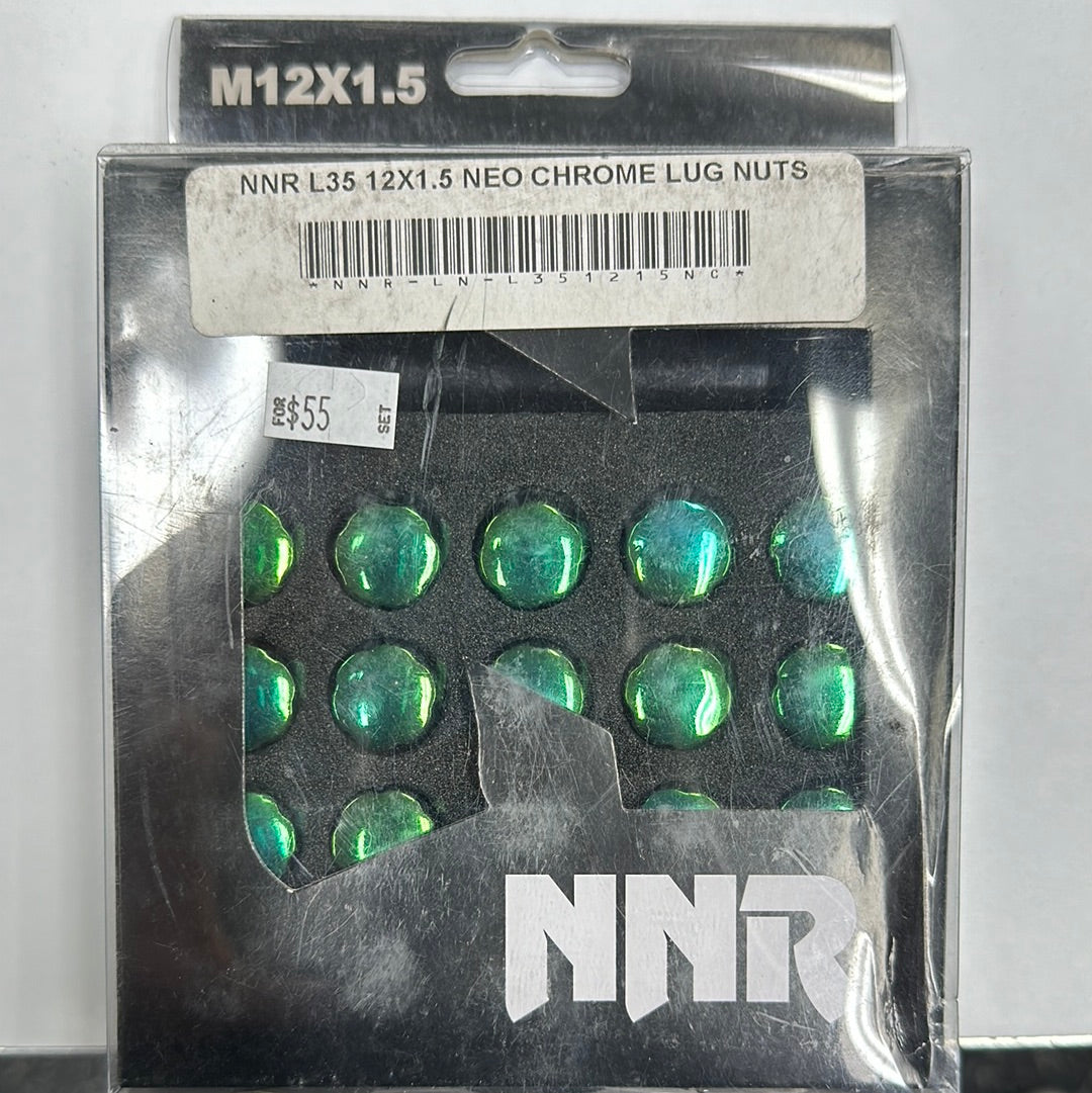 NNR Neo Chrome Lug Nuts 12x1.5 - Premium Wheel Accessories