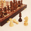 Magnetic Wood Chess Folding Chess Board Puzzle Game for Adults and Children Checkers Toy - Korvel