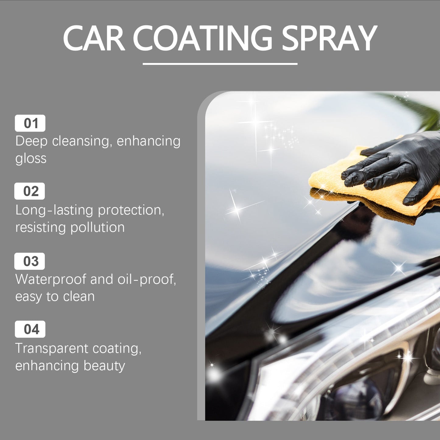 Premium Automotive Ceramic Coating Spray for Finish Maintenance