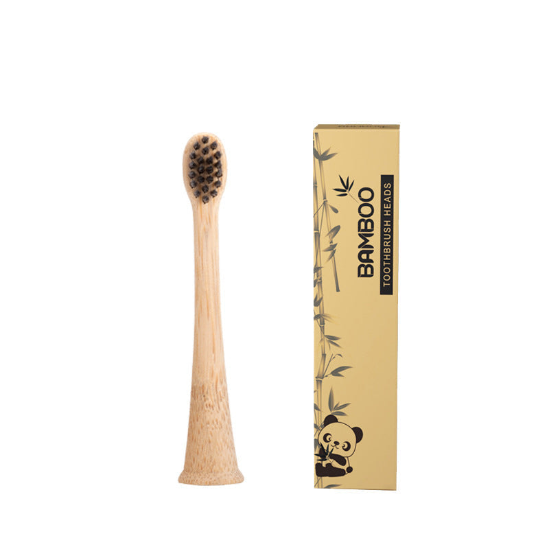 Children's bamboo toothbrush head compatible with Feili Neutral Pu 3/6/9 series toothbrush head - Korvel