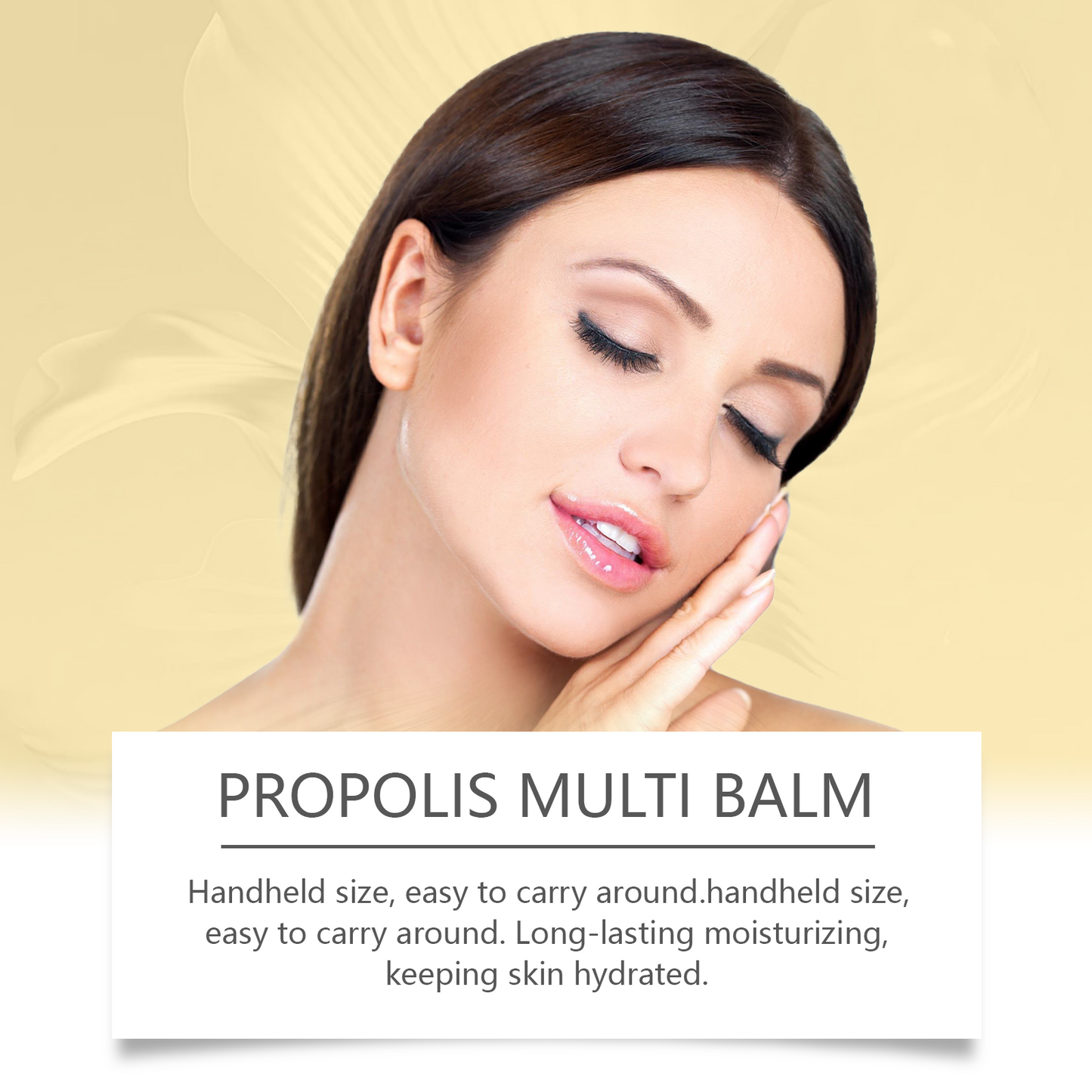 Propolis Moisturizer Stick, Long-Lasting Moisturizing And Gentle Care Of Dry Skin Daily Skin Care Facial Moisturizer Stick - Korvel