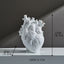 Heart-Shaped Resin Flower Vase for Elegant Home Decor