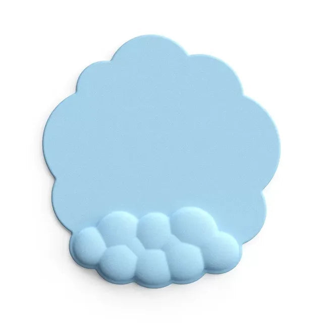 Mouse pad with wrist rest keyboard cloud anti-slip memory foam desktop office gamer mouse wrist rest - Korvel