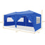 10'x20 'folding canopy with 6 detachable side walls outdoor activity shelters UPF 50+terrace portable tent (blue) - Korvel