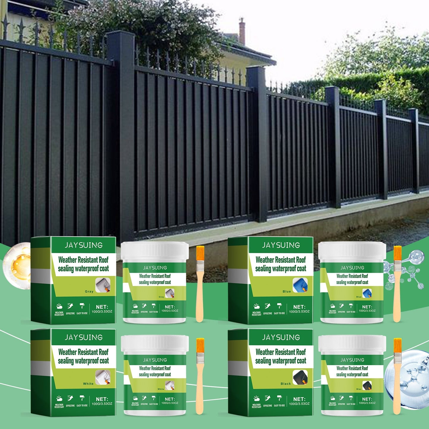 Revestimiento impermeable resistente a la intemperie de calidad premium para techos