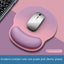 Gradient Mouse Pad Wrist Guard with Logo Female Wrist Guard Mouse Pad Wrist Support Computer Silicone Mouse Pad Wholesale - Korvel