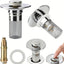 Premium Drain Sink Stopper with Hair Catching Filter