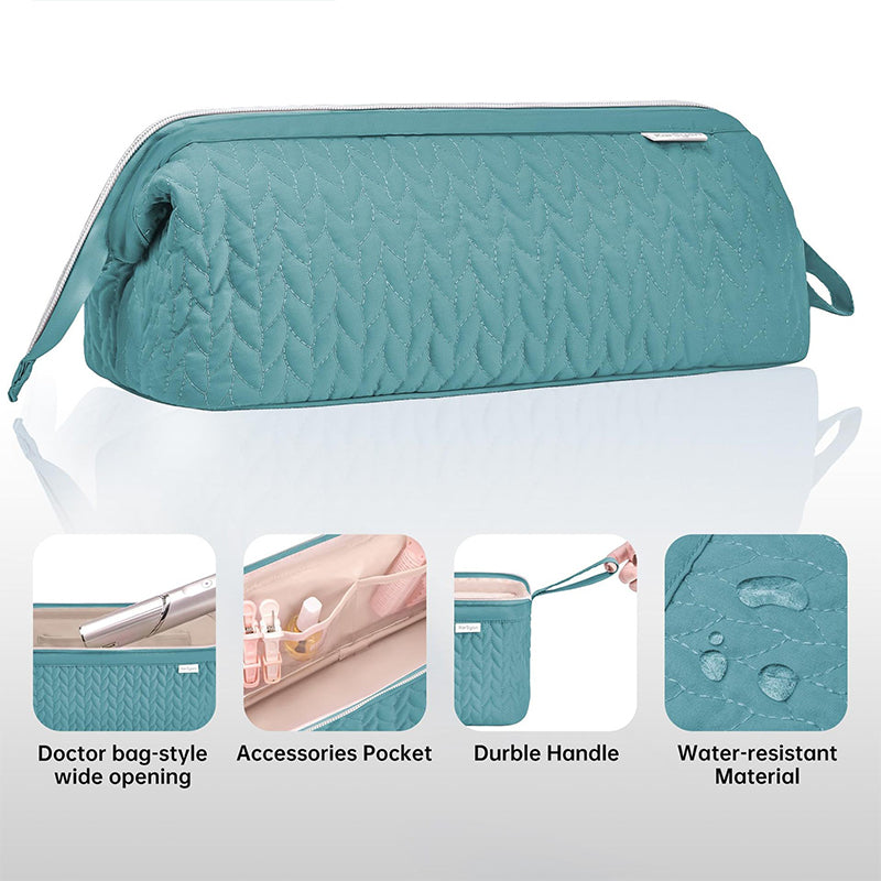 Beige Case for Dyson Airwrap & Revlon Tools: Travel Bag & Organizer. - Korvel