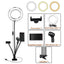 8-Inch Dimmable LED Ring Light Kit for Makeup and Streaming