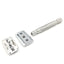 Rasoir de sécurité fermé en acier inoxydable Parker 64S