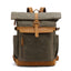 Premium Crazy Horse Leather Laptop Backpack for Travel
