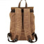 Mochila Casual de Cuero Crazy Horse Impermeable
