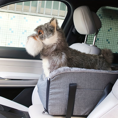 Asiento de coche de viaje acogedor para mascotas pequeñas