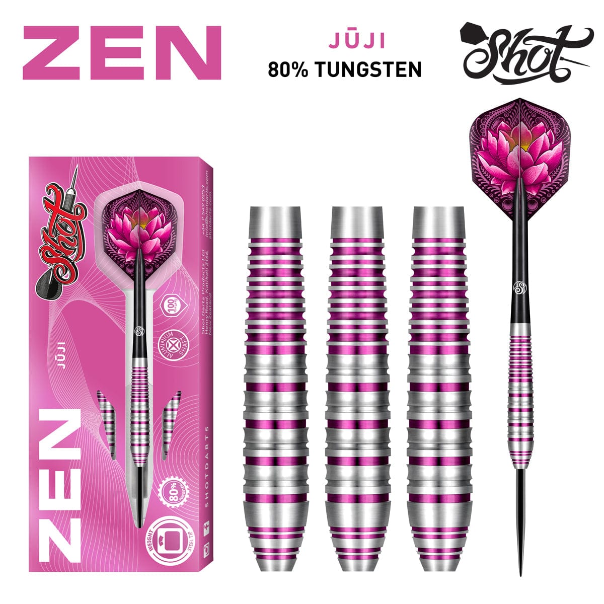 Zen Juji Steel Tip Darts - Korvel