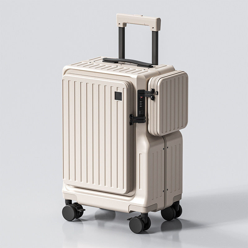 Premium Front-Opening 20-Inch Carry-On Suitcase